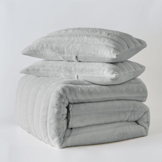 Liolios Home Υπέρδιπλο 220x240εκ. Volcno Lt.grey