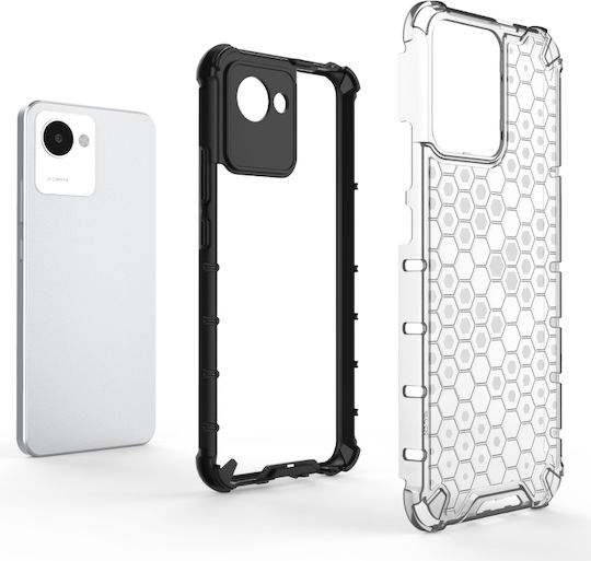 Задна корица Силикон Черен (Realme C30)