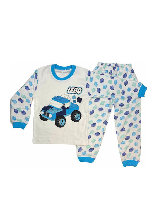 Supermini Детска пижама Зимна Blue