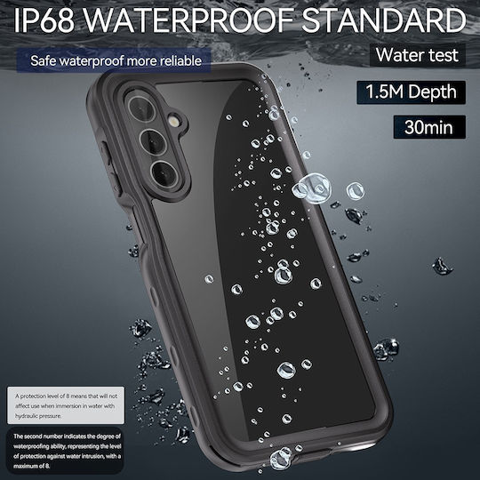 Shellbox Back Cover Σιλικόνης Αδιάβροχο Μαύρο (Galaxy A16)