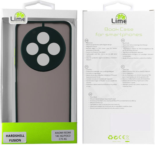 Lime Back Cover Πλαστικό / Σιλικόνης Πράσινο (Redmi 14C / Poco C75)