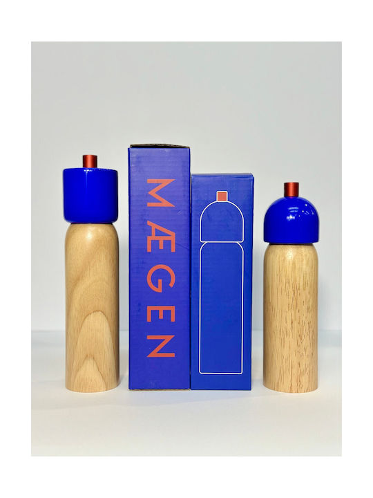 Maegen Manual Set Spice Mills made of Ceramic in Blue Color 21.5cm 1pcs