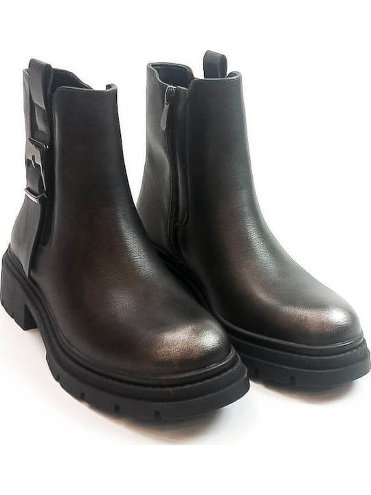 Damen Chelsea Stiefeletten Gray