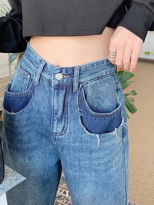 High Waist Women's Jean Trousers