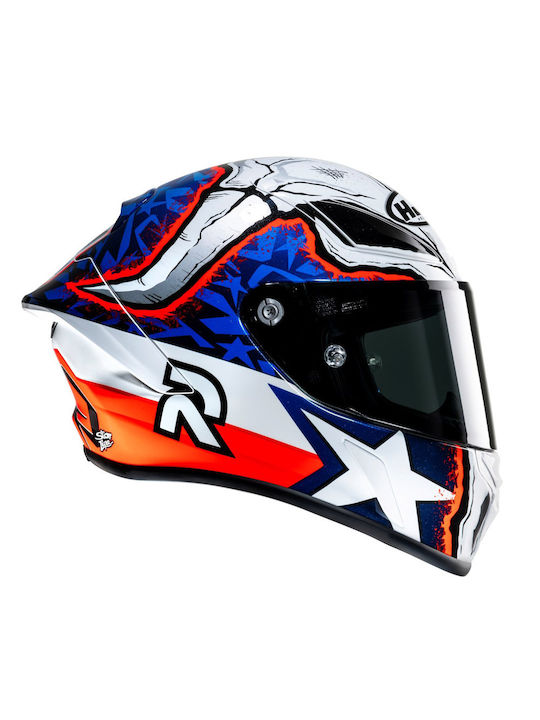 HJC RPHA 1 Garrett Gerloff Replica MC21 Motorcycle Helmet Full Face ECE 22.06 with Pinlock