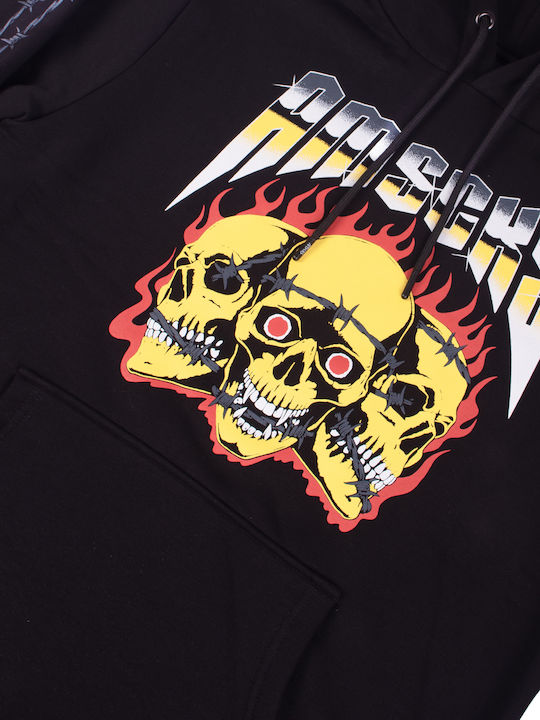 Sweatshirt with Hood Black
