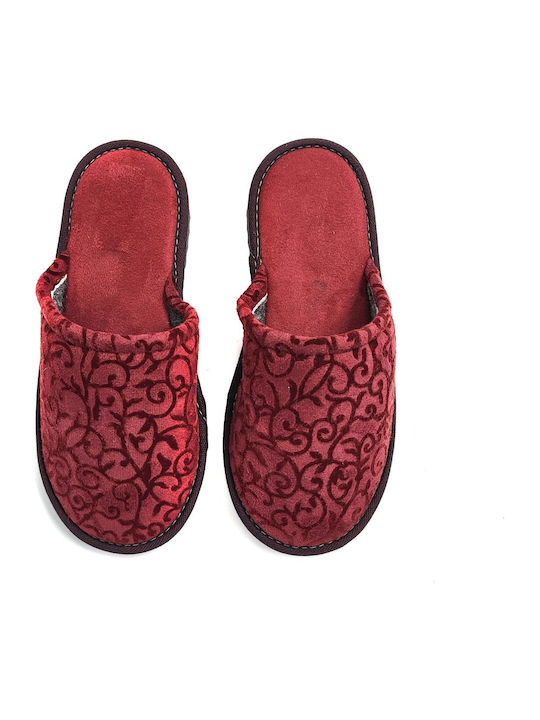 Terry Winter Women's Slippers Burgundy