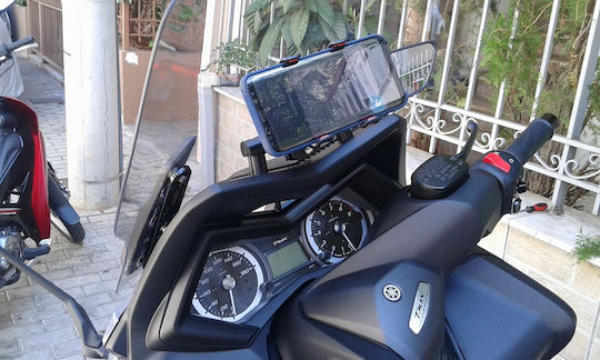 Μπαράκι Στήριξης Smartphone / Gps Για Yamaha T-max 530 2012-2016