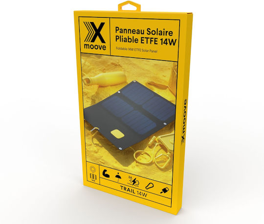 Trail X-moove Αναδιπλούμενο Ηλιακό Panel Φορτιστής 14W με USB Output (Φορητών Συσκευών)