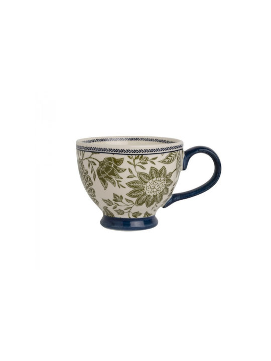 Laura Ashley Κούπα Κεραμική Μπλε 430ml