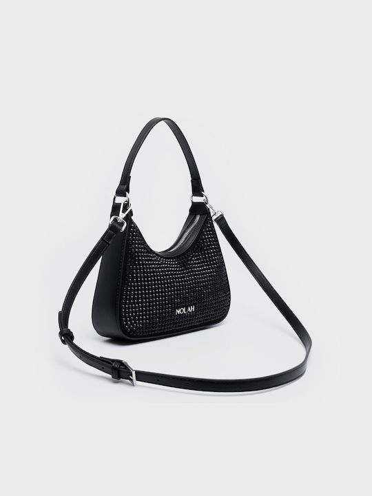 Nolah Zade Damen Tasche Schulter Black Silver