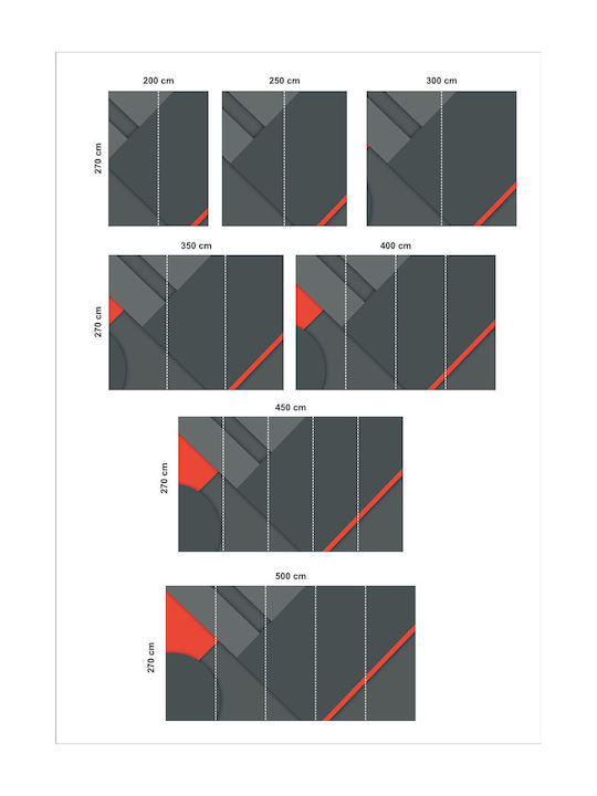 Charcoal Red Self-Adhesive Wallpaper 270cm