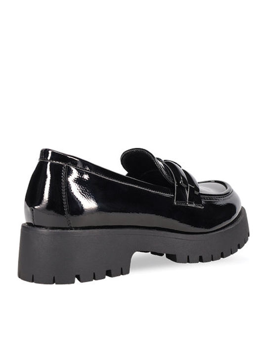 Λουστρίνι Γυναικεία Loafers σε Μαύρο Χρώμα