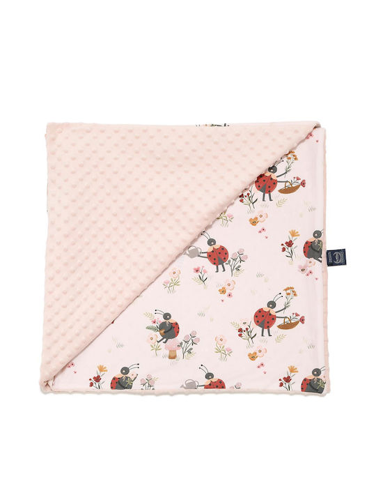 La Millou Blanket Nursery Swaddling Blankets Cotton Pink 80x100cm