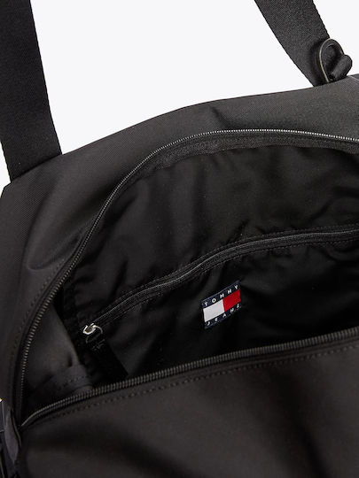 Tommy Hilfiger Σακ Βουαγιάζ Μαύρο Υφασμάτινο M57εκ.
