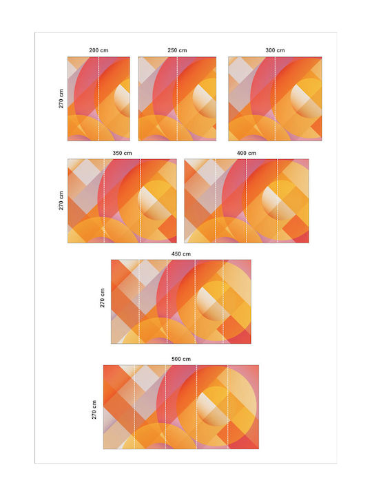 Wandsticker Colorige Geometrie 1Stück Orafol Wandsticker Colorige Geometrie 1Stück Orafol