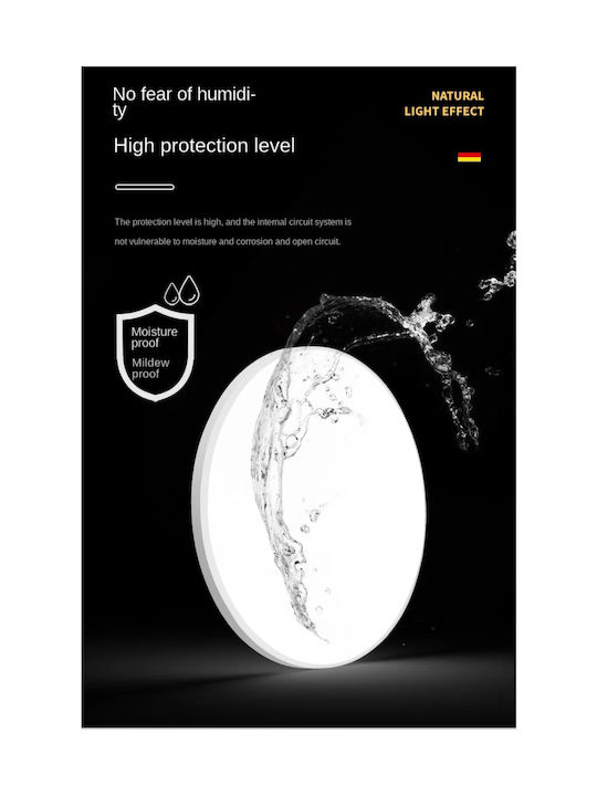Home Lighting Deckenleuchte 47cm Schwarz mit Integrierter LED