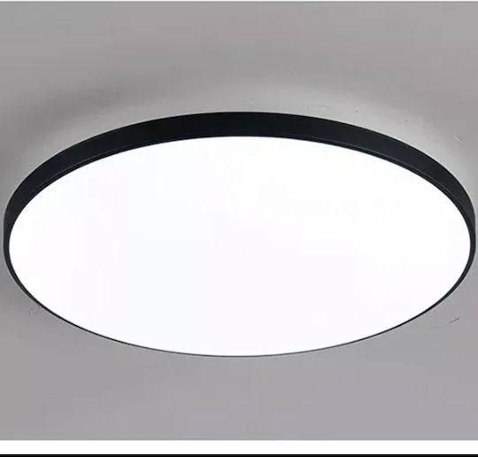 Home Lighting Ceiling Mount Light 47cm Black with Integrated LED