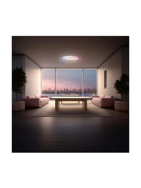 Aqara Smart Πλαφονιέρα Οροφής Λευκή με Ενσωματωμένο LED και Τηλεχειριστήριο