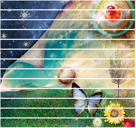 Decorative Staircase Sticker Magical Landscape 1 Piece Orafol