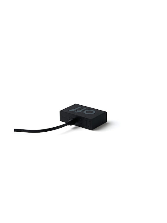 Lexon Flip Mini Επιτραπέζιο Ψηφιακό Ρολόι με Ξυπνητήρι Γκρι