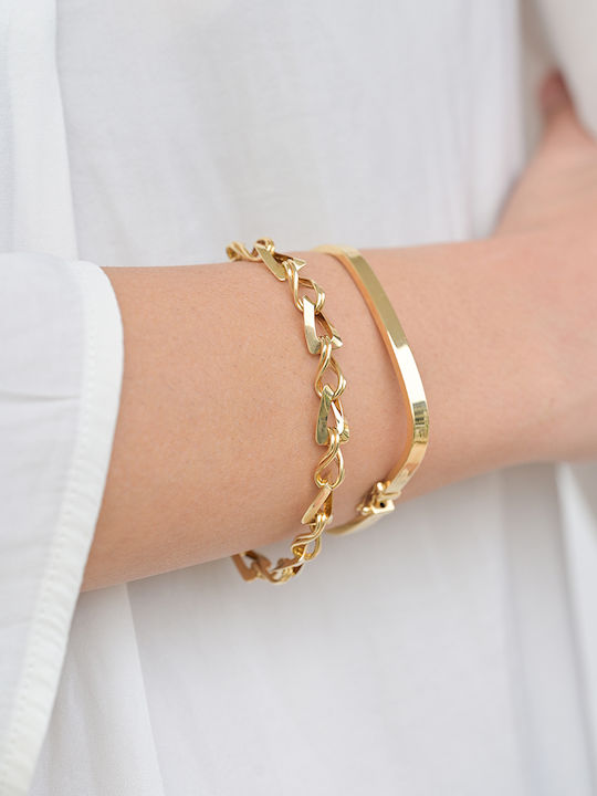 Women's Bracelet Handcuffs made of Gold 14K