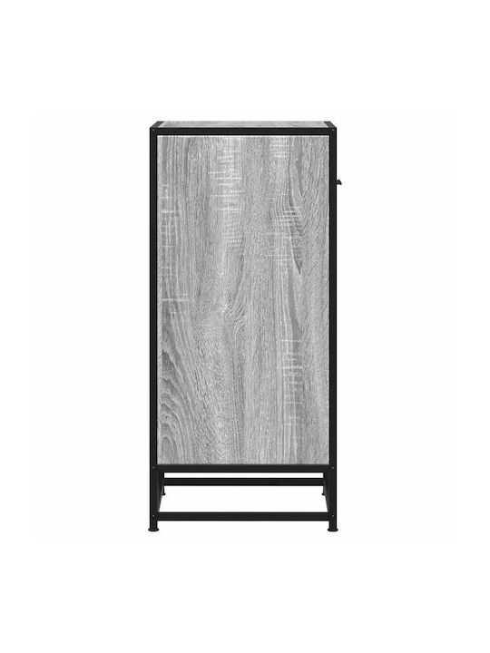 Bookcase Grey Sonoma 35.5x35x76cm