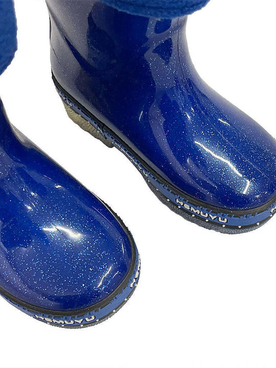 Ustyle Kids Wellies with Internal Lining Blue