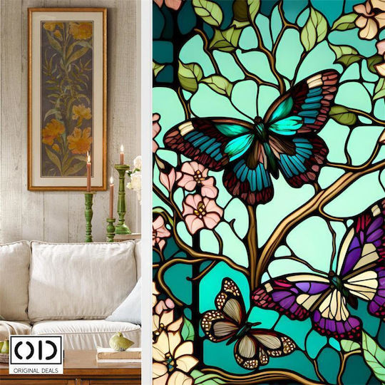 Autocolant Decorativ Sticlă 1buc 100x60buc