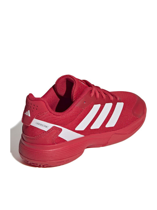 Ubersonic Kids Sports Shoes Tennis with Laces Red
