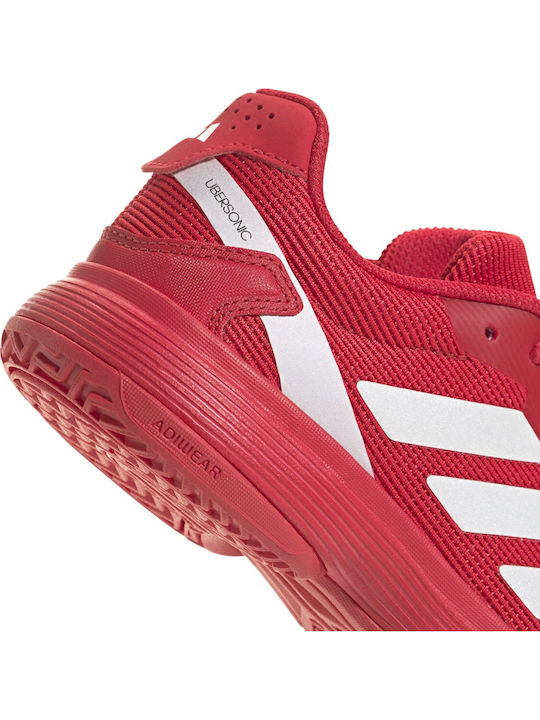 Ubersonic Kids Sports Shoes Tennis with Laces Red