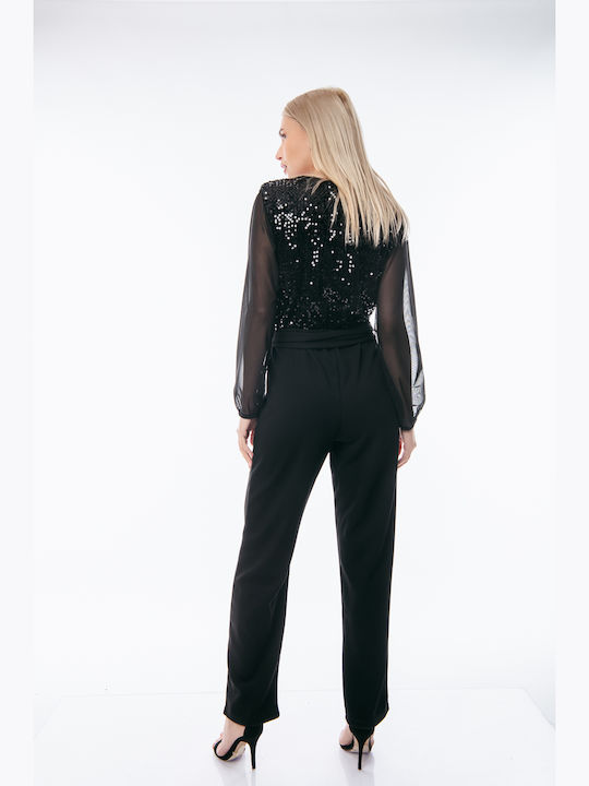 Damen Einteiler Anzug Silber