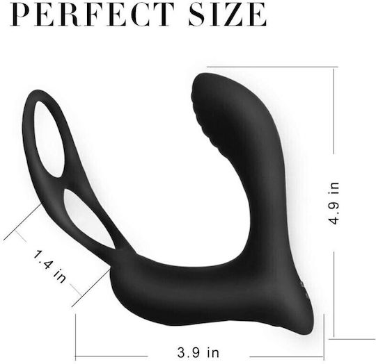 Anal Plug Vibrator Cock Ring
