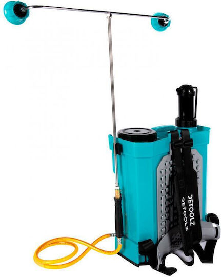 Detoolz Pulverizator cu presiune cu Baterie 8Ah cu Capacitate 16lt 5.5bar în culoarea Albastru
