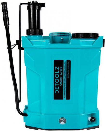 Detoolz Pulverizator cu presiune cu Baterie 8Ah cu Capacitate 16lt 5.5bar în culoarea Albastru