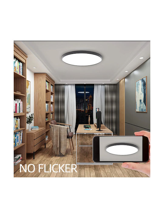 Home Lighting Πλαφονιέρα Οροφής με Ενσωματωμένο LED Χρυσό