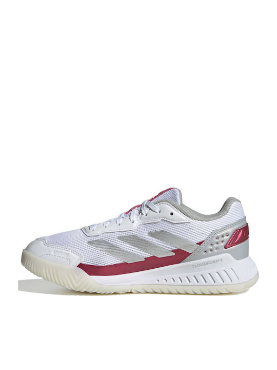 adidas Courtquick Γυναικεία Παπούτσια Padel Λευκά