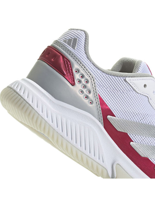 adidas Courtquick Γυναικεία Παπούτσια Padel Λευκά