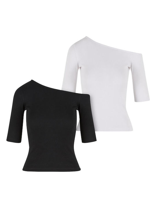 Women's T-shirt Black, White 2Pack