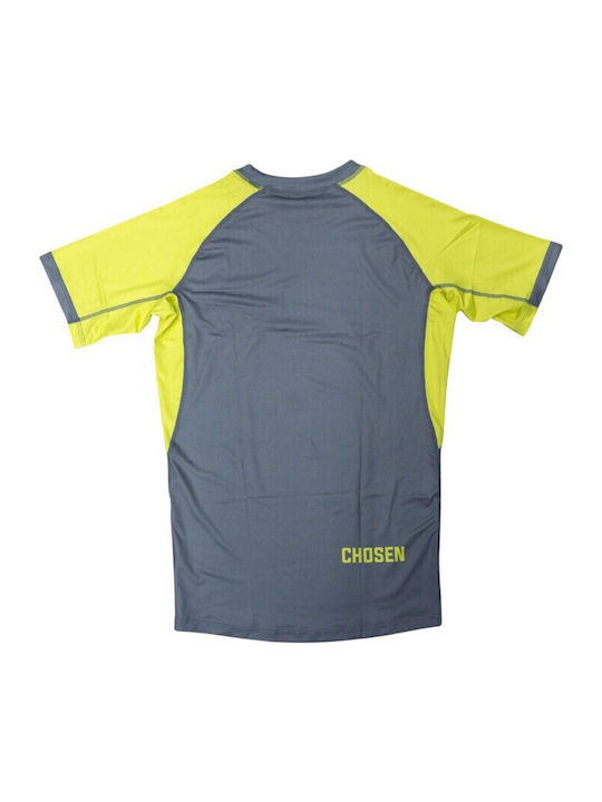 Chosen Ανδρική Κοντομάνικη Μπλούζα CHRS145 για Jiu-Jitsu Γκρι