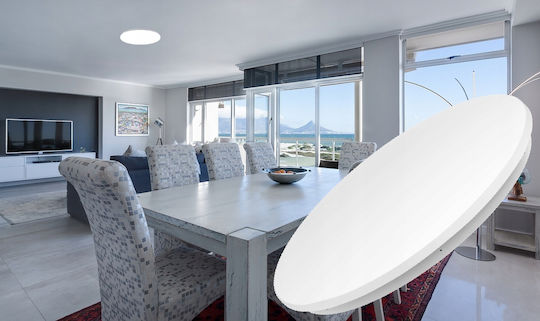 Adviti Plafonieră de Tavan Albă cu LED Integrat