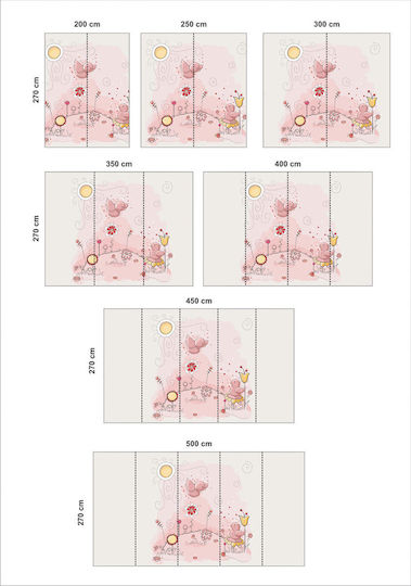 Favorite Little Birds Adhesive Wallpaper 225cm