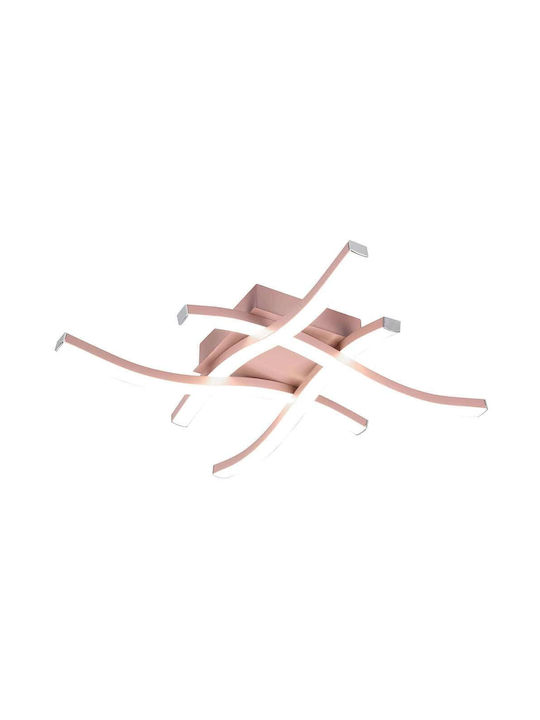 Trio Lighting Route Plafonieră de Tavan 46buc Rose Gold cu LED Integrat