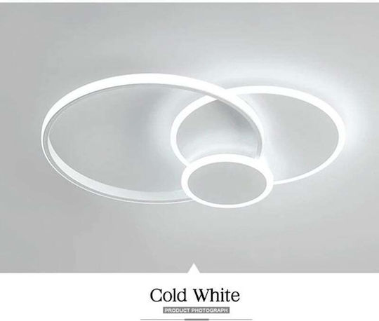 Universo Illuminazione Deckenleuchte 55cm Weiß mit Integrierter LED