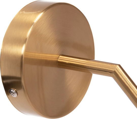 HomeMarkt Homy2 Leuchte Wand mit Fassung E27 Gold