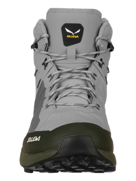 Salewa Männer Wanderschuhe Wasserdicht Mit Gore-Tex-Membran Grau