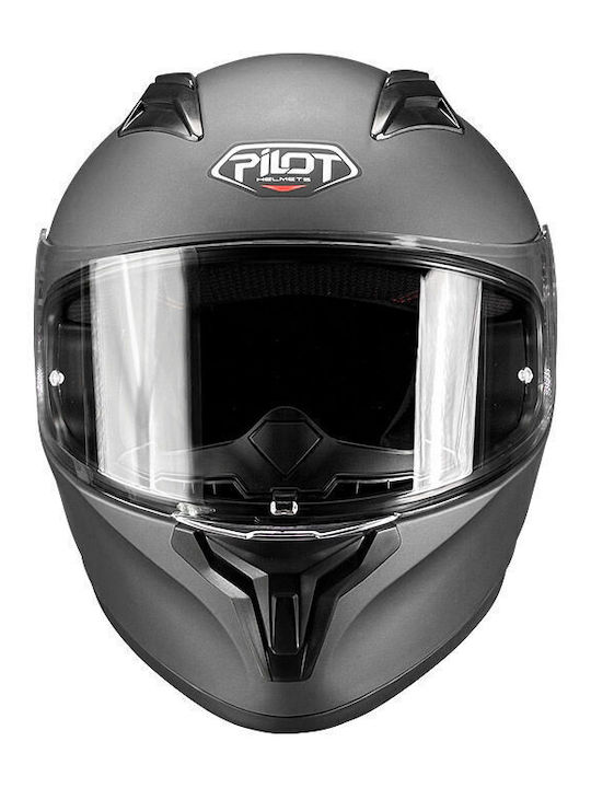 Pilot Flex Magnetic Matt Metallic Motorcycle Helmet Full Face ECE 22.06 1450gr
