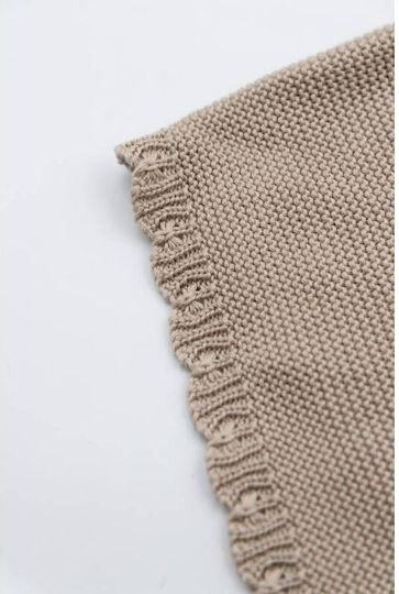 Bamboom Comfort Blanket Knitted Bamboo Koala Oyster Grey 112 Bamboom