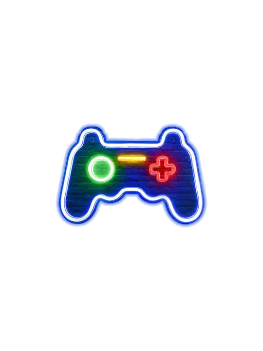 Controller Led Neon Skilt Blue Gadget