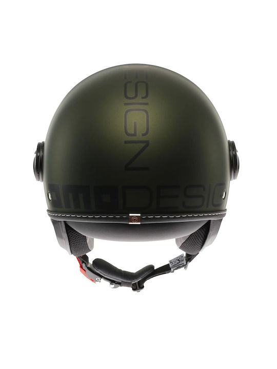 Momo FGTR Evo Mono Matt Green/Black Κράνος Μηχανής Jet ECE 22.06 1200gr